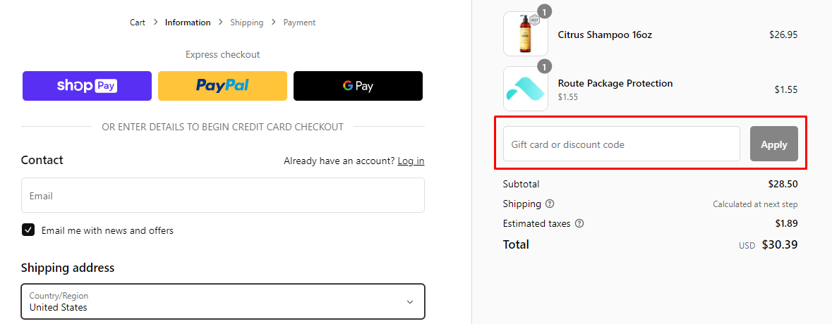 How do I use my Pharmacopia discount code?
