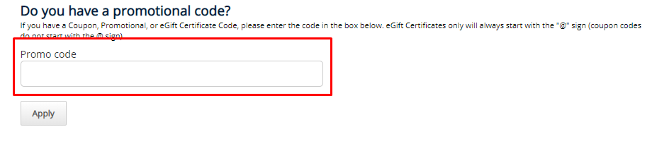 How do I use my Tackle Direct promotional code?