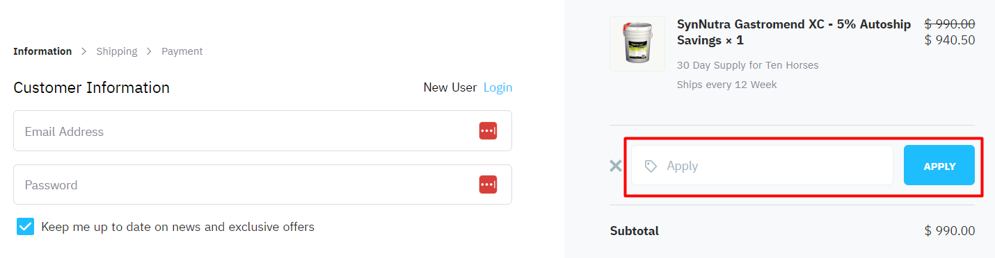 How do I use my Corro promo code?