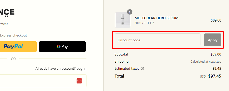 How do I use my Mother Science discount code?