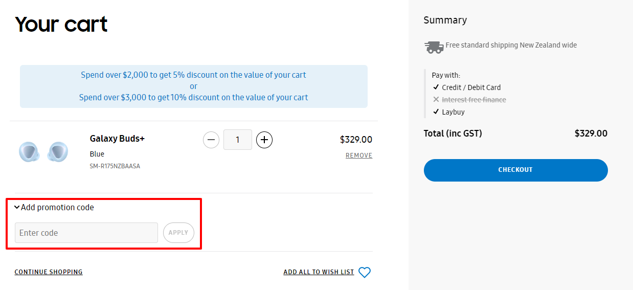 samsung watch promotion code