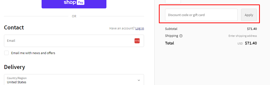 How do I use my Bleuet discount code?