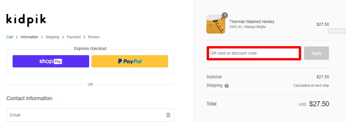 Kidpik discount code