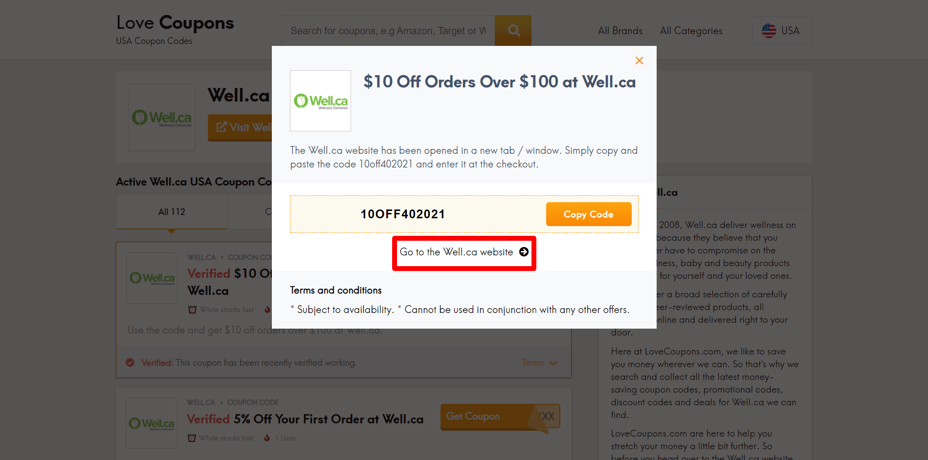 How Do I Use My Well.ca Coupon Code?