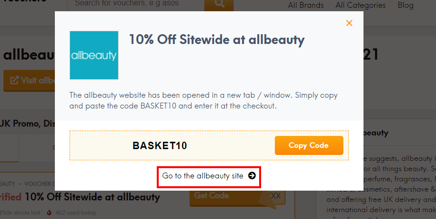 How do I use my allbeauty discount code?