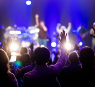 Crowd during a concert