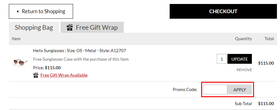 How do I use my Brighton promo code?
