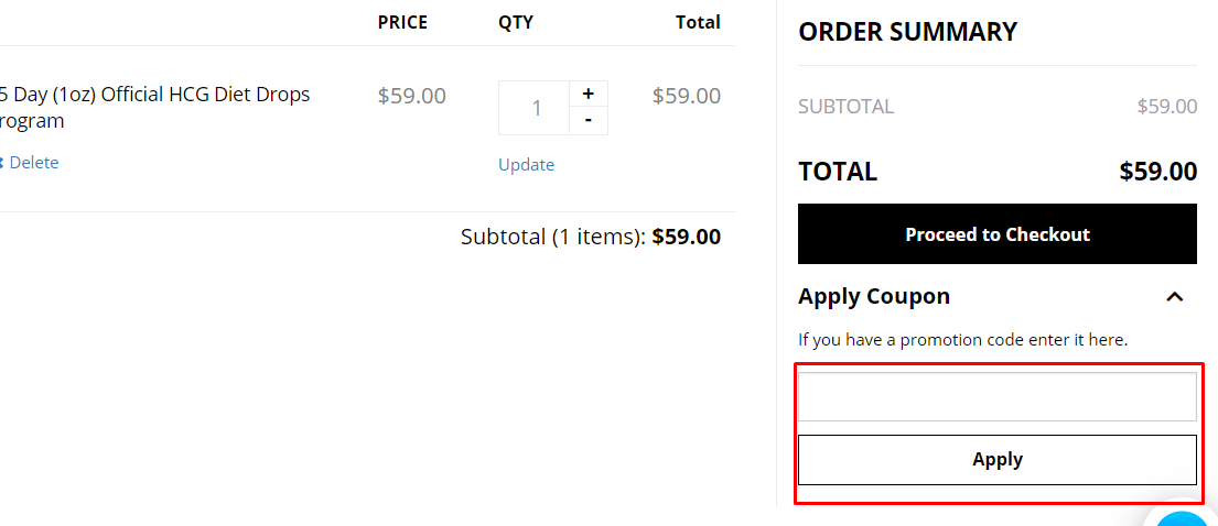 How do I use my HCG Diet Plan coupon code?