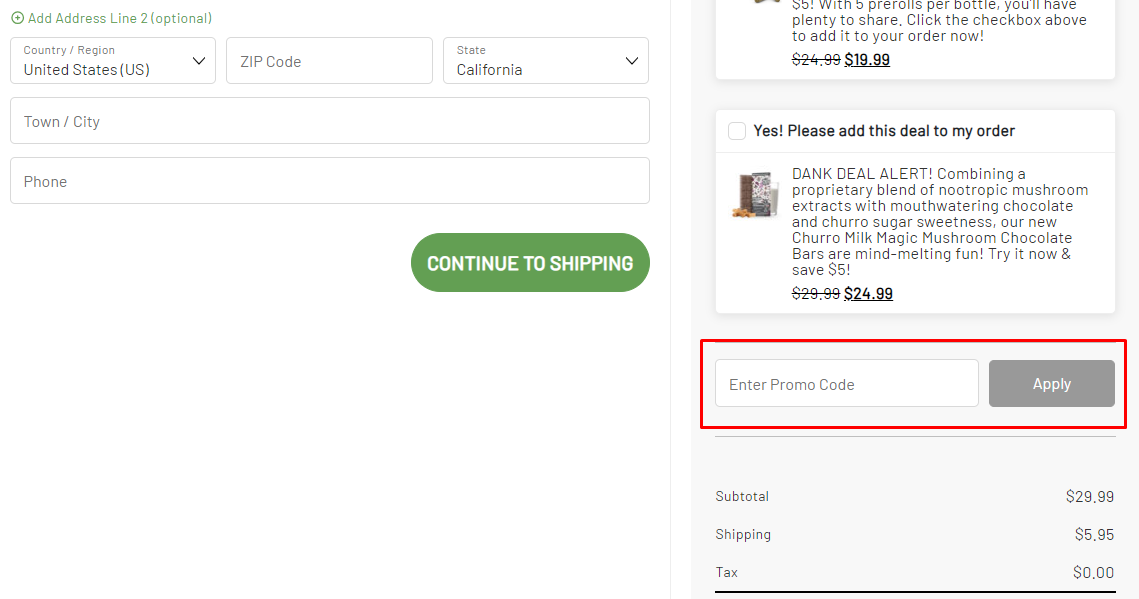 How do I use my CBD.co promo code?