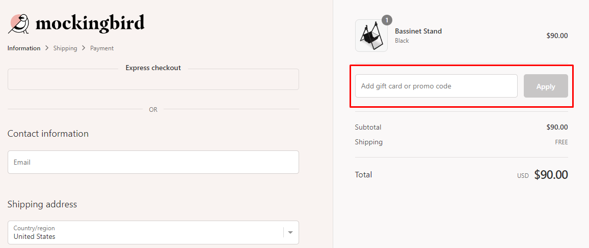 How do I use my Mockingbird promo code?