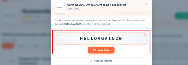 verified 20% discount voucher revealed from our site