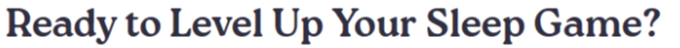A banner from the SleepyDeepy website