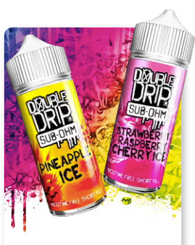 Enjoy fruity flavours from Double Drip