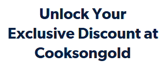 The Cooksongold NHS discount banner from their website