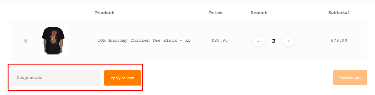How do I use my Tok Streetwear coupon code?