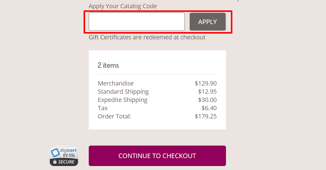 How do I use my Wine Country Gift Baskets catlog code?