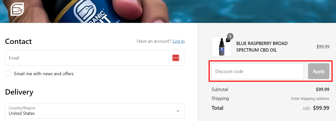 How do I use my Organic Grit discount code?