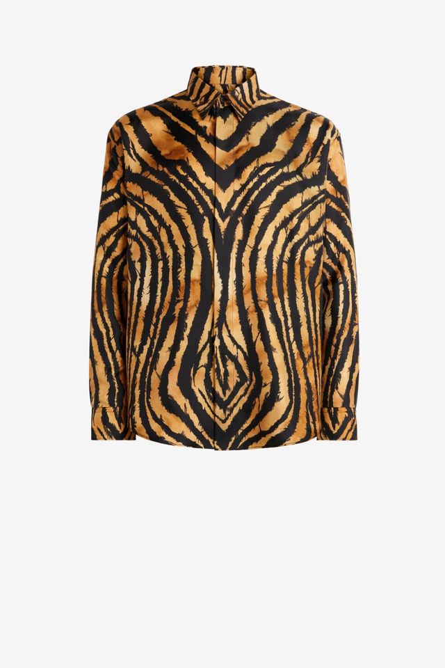 roberto cavalli silk shirt