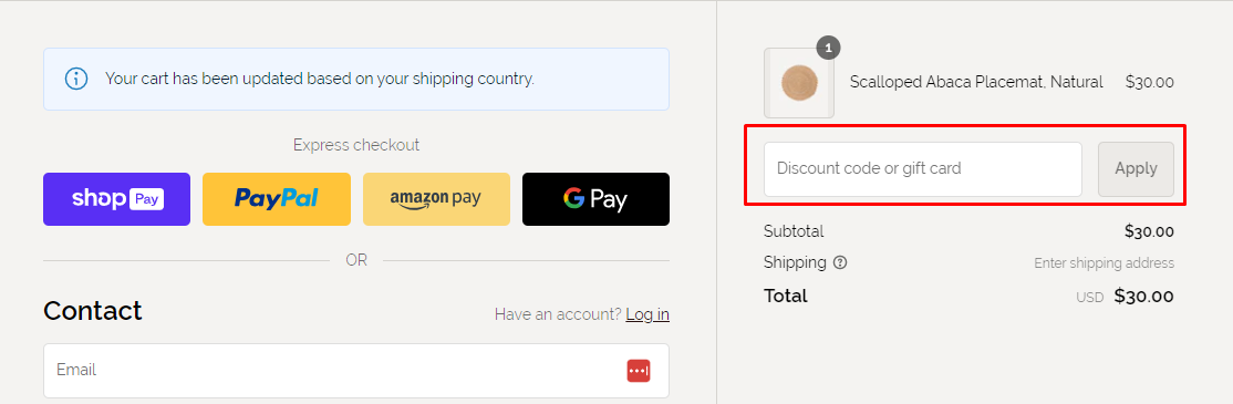 How do I use my Rebecca Udall discount code?