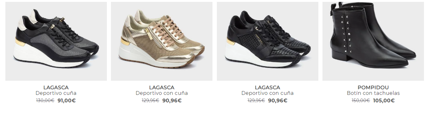 zapatos deportivos de mujer con descuentos de MARTINELLI con precio rebajado de distintos colores