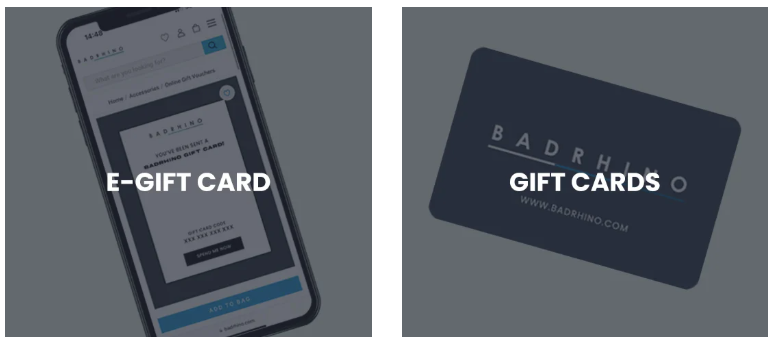 Surprise your loved ones with a thoughtful gift card from BadRhino