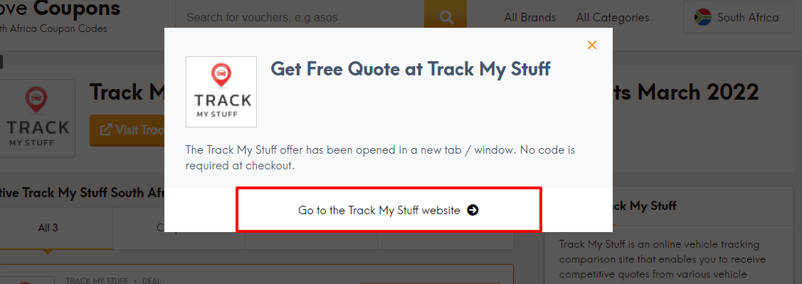 Track My StufF OFFer