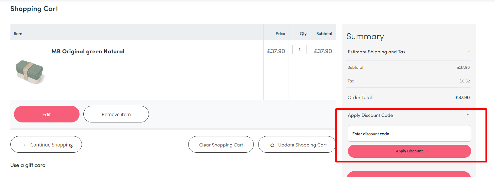 How do I use my monbento discount code?