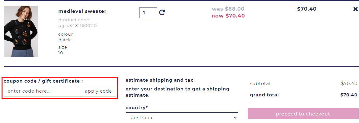 How do I use my Princess Highway coupon code?