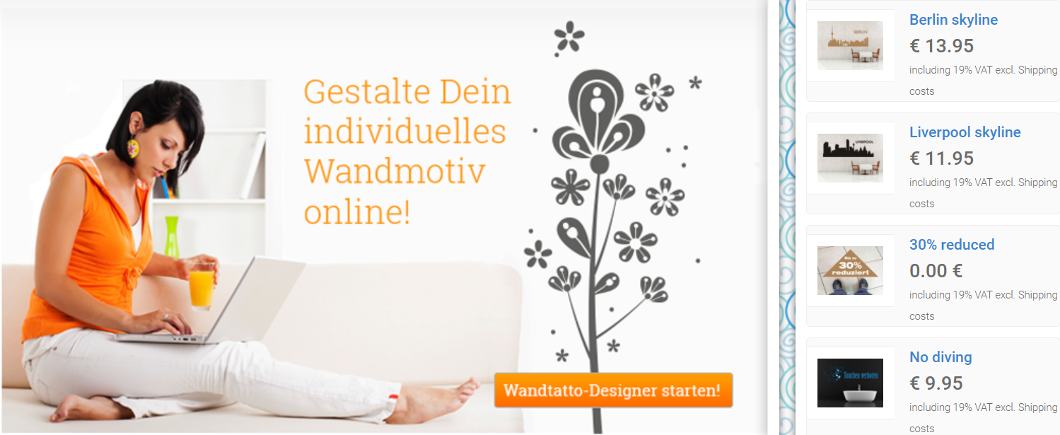 About Wandmotive Romanus Lange Homepage
