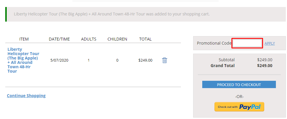 How do I use my CitySights NY coupon code?