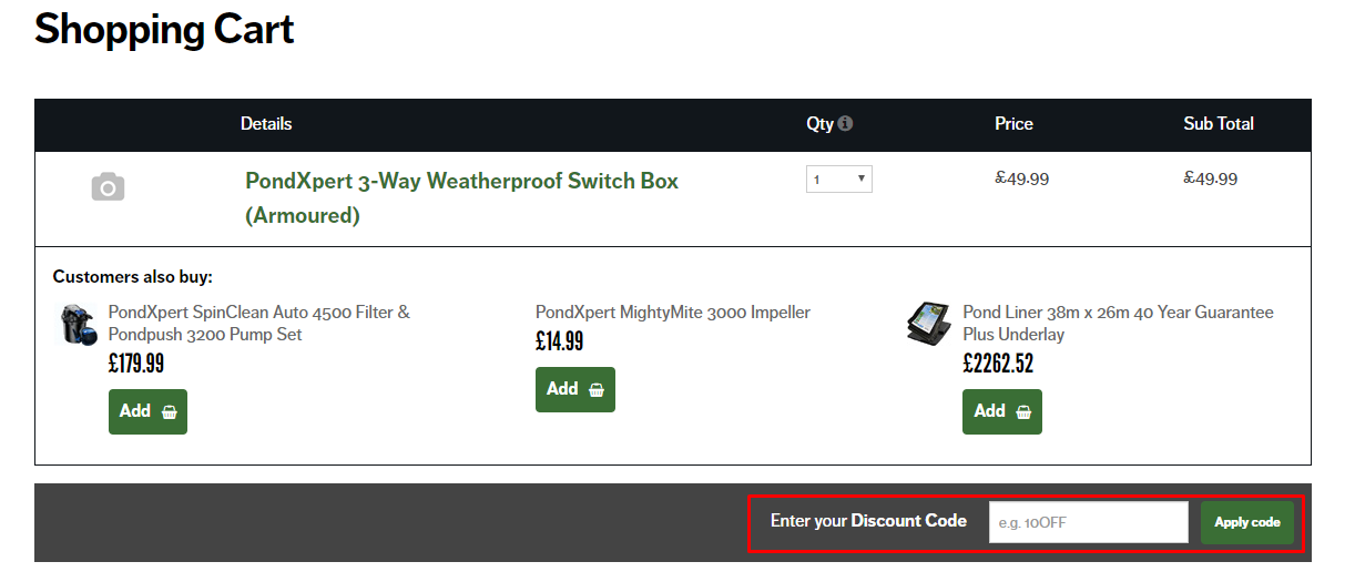 Pondkeeper Discount Code July 2024