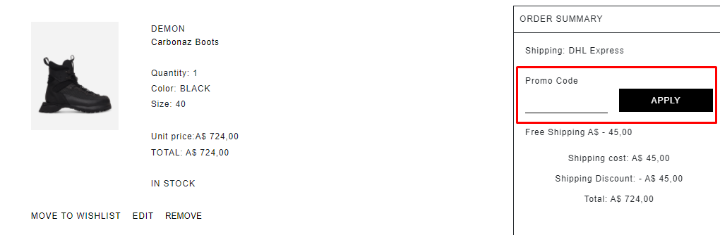 How do I use my Slam Jam promo code?