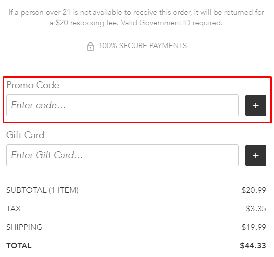 How do I use my Minibar Delivery promo code?