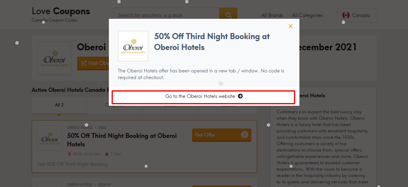 Oberoi Offer lc ca