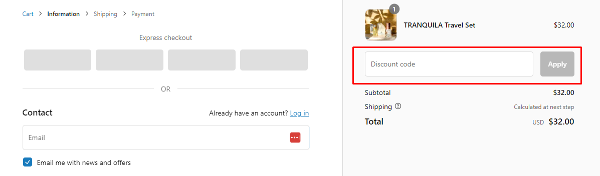How do I use my Sanara discount code?