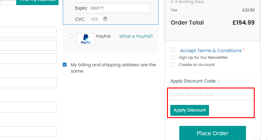 How do I use my Jarder discount code?