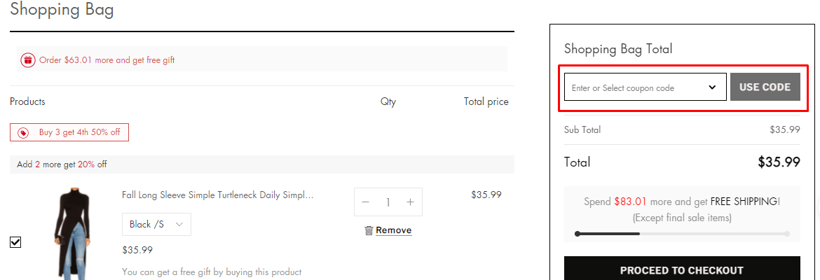 How do I use my StyleWe coupon code?