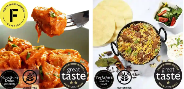 gormet meals from Chef Akila with several menu options