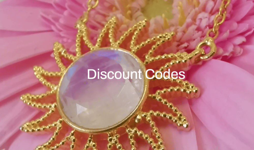 The InfinityXinfinity Discount Codes Page with a necklace in the background
