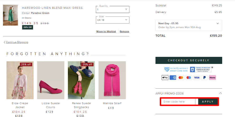 Paste the code in the red box to get your discount