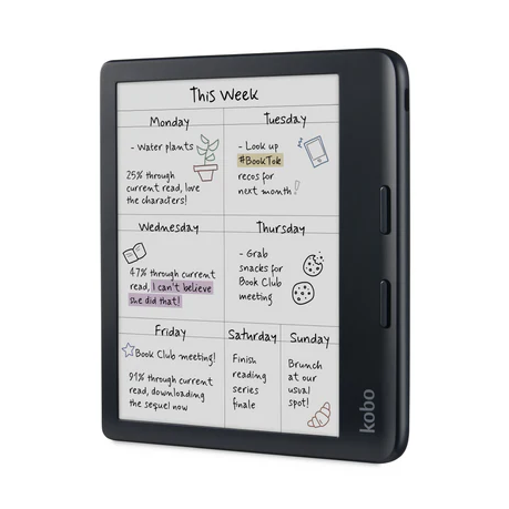 Simple Father's Day gift ideas: A Kobo Libra e-reader in the colour black