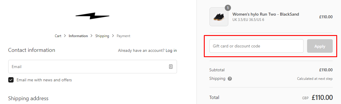 How do I use my Hylo Athletics discount code?