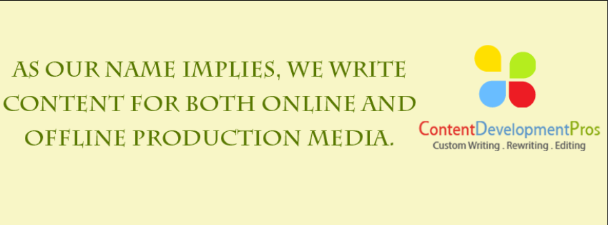 About Content Development Pros Homepage