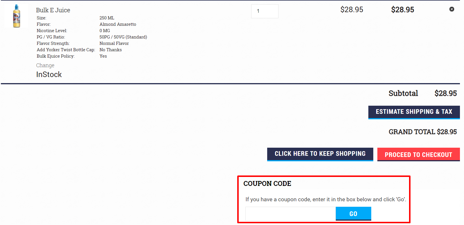 How do I use my Central Vapors coupon code?