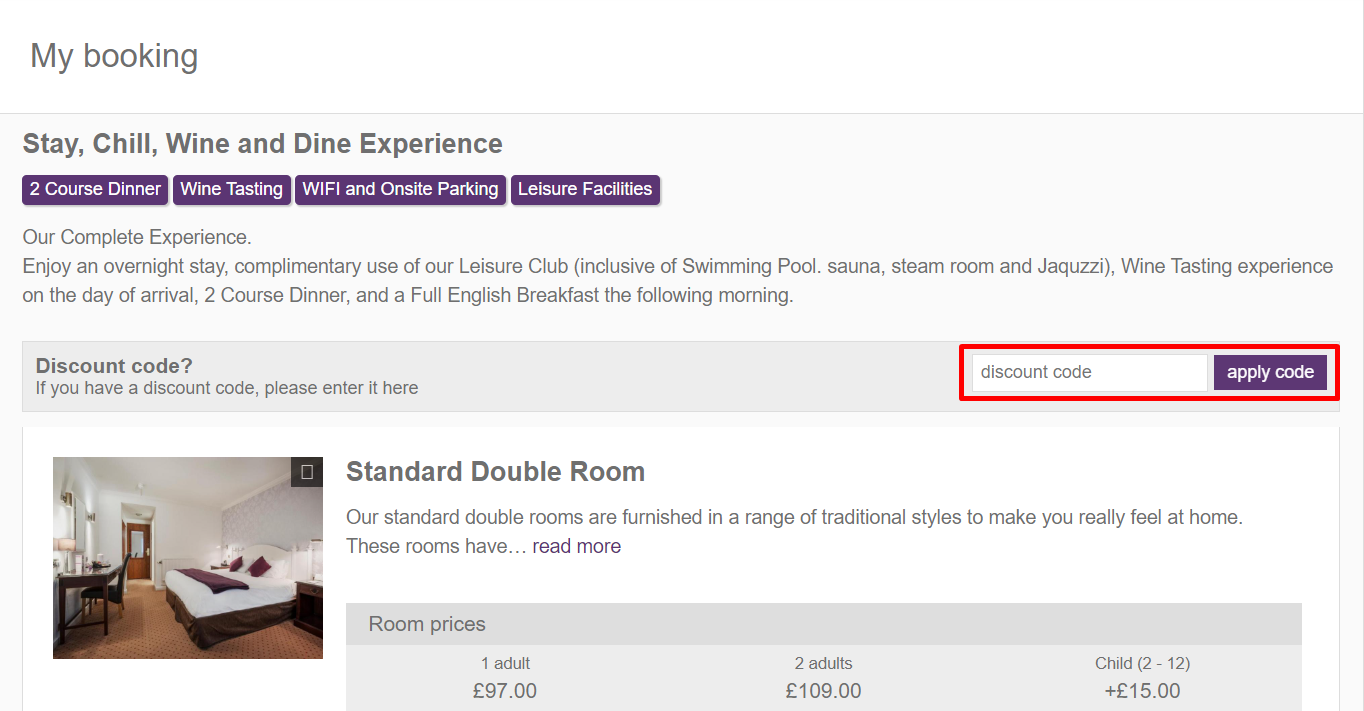 How do I use my Lavender Hotels discount code?