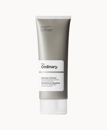 Basic skincare routine: A tube of The Ordinary Squalane Cleanser