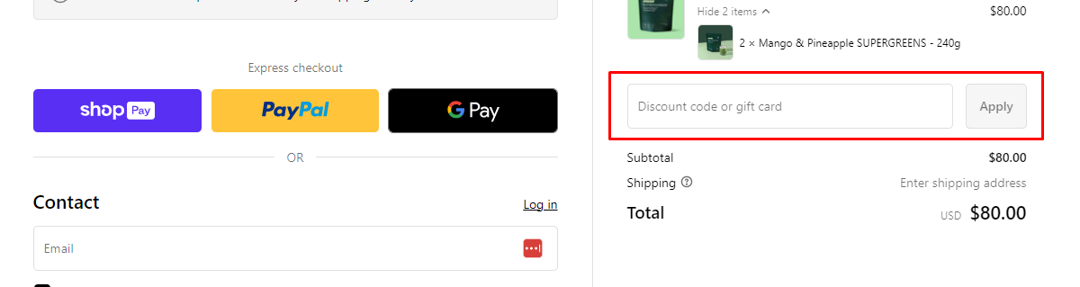 How do I use my Shreddy discount code?