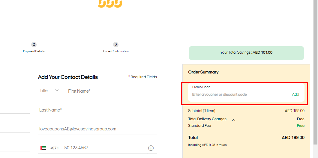 How do I use my Sun & Sands Sports promo code?