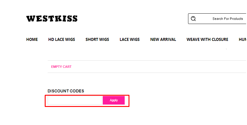 How do I use my West Kiss discount code?