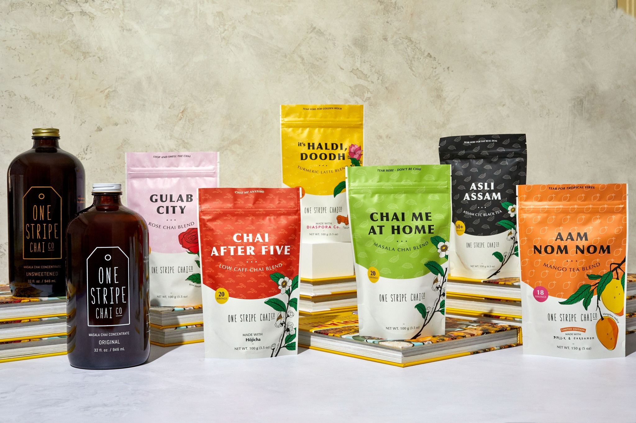 About One Stripe Chai Homepage